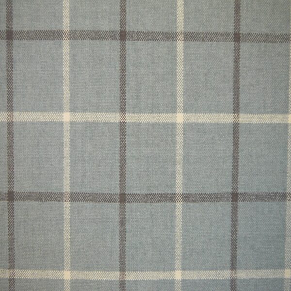 Lana Window Pane Fabric Col Dove Grey
